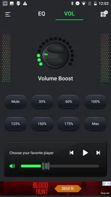 Equalizer & Bass Booster android App screenshot 0